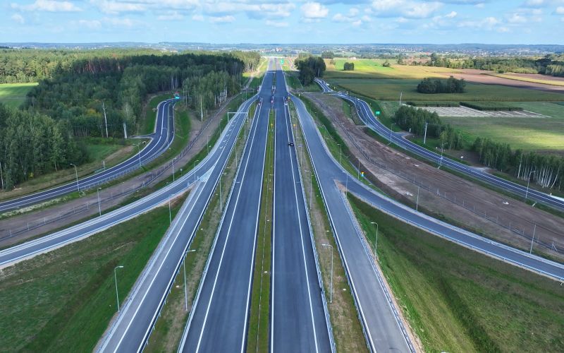 Kolejny odcinek S19 otwarty dla kierowców. Unibep współrealizował ponad 10 km nowej trasy na Podlasiu