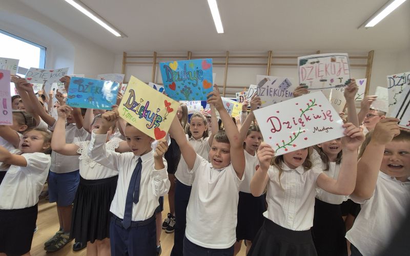 Unibep SA helped renovate a damaged school in Nowe Świętowo