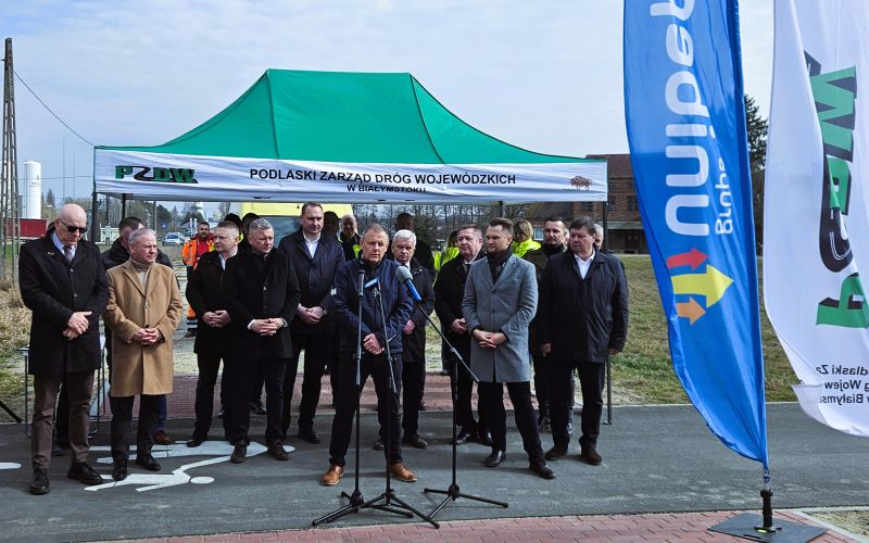 Oddział Infrastruktury Unibep SA zakończył realizację inwestycji drogowej na odcinku Konarzyce – Śniadowo