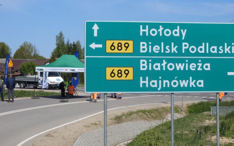 Oficjalne oddanie DW 689 Bielsk Podlaski – Hajnówka