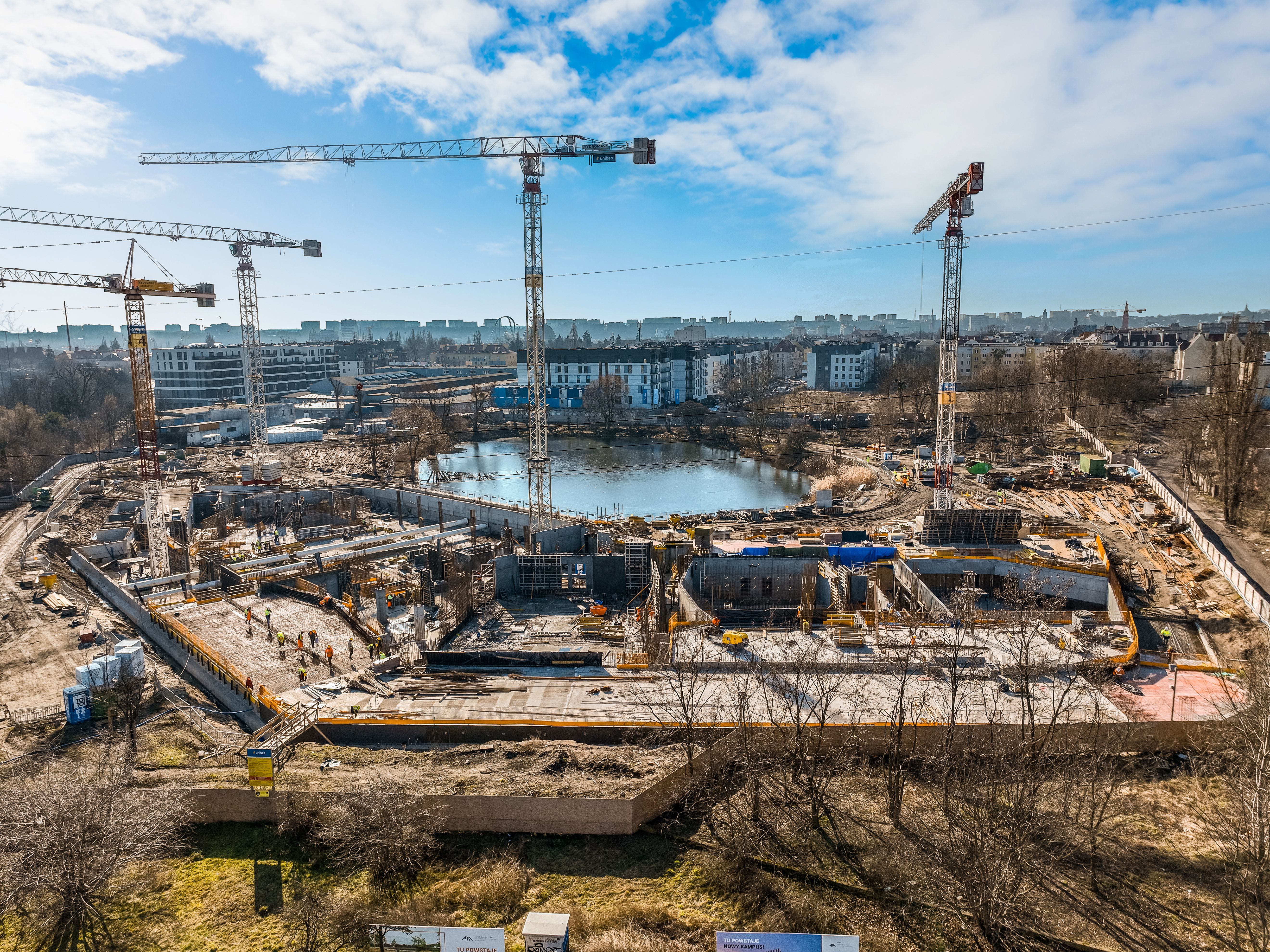 Za nami rok budowy kampusu Akademii Muzycznej w Bydgoszczy. Jak postępują prace?